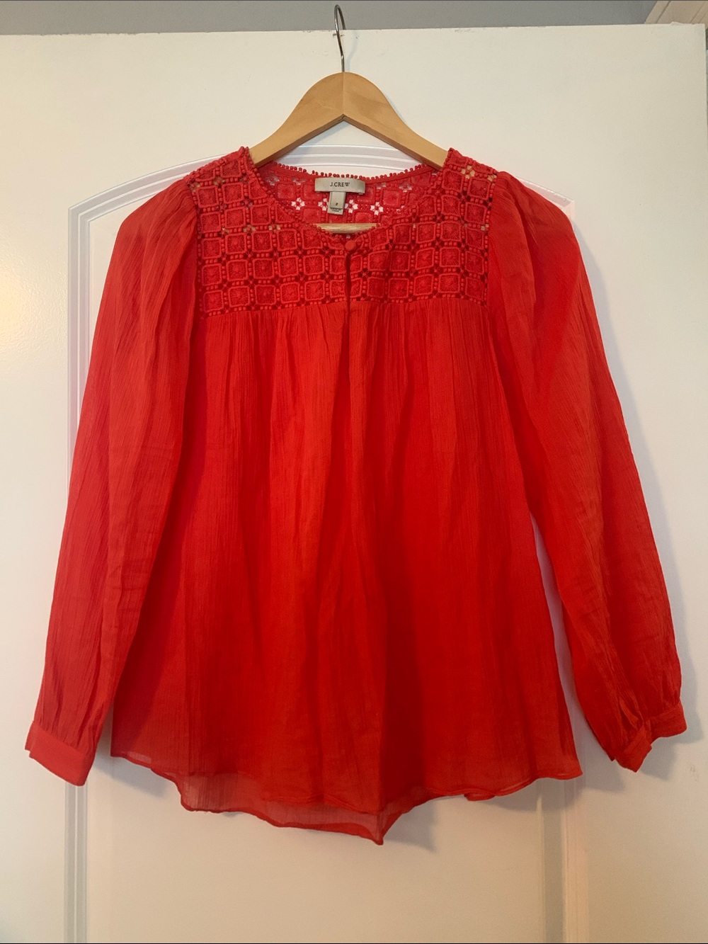 J. Crew Orange Top